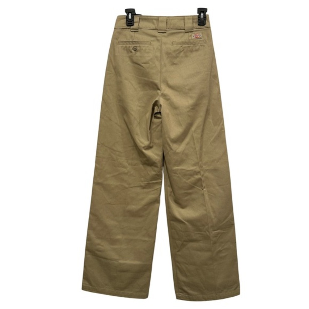 NEW Dickies Womens Size 2‎ High Rise Wide Leg Work Pants Sand Sable Tan FP901STK - Picture 5 of 8
